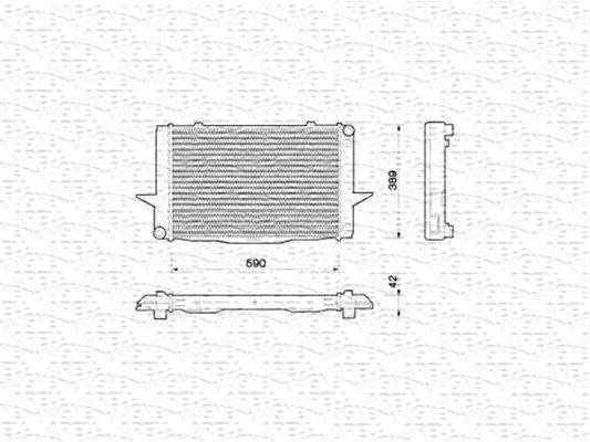 MAGNETI MARELLI Radiators, Motora dzesēšanas sistēma 350213789000